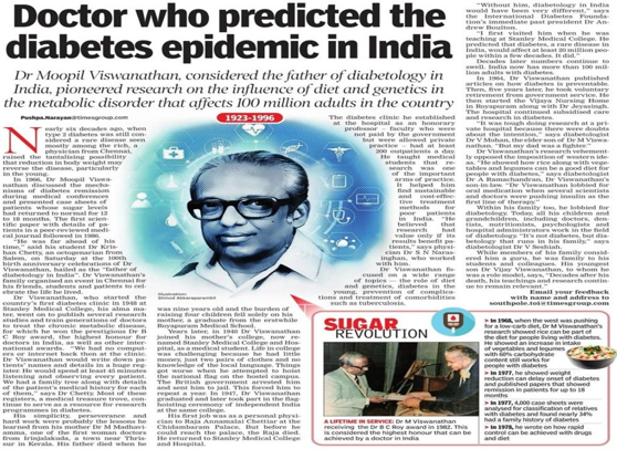 Doctor Who Predicted The Diabetes Epidemic in India
