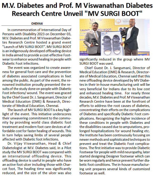 Research Centre Unveil "MV Surgi Boot"