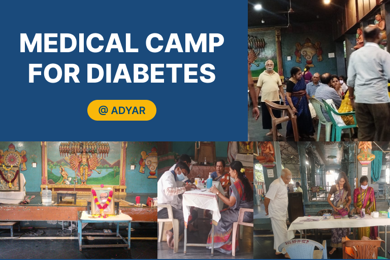 Medical Camp for Diabetes @ Adyar